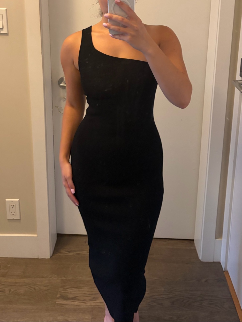 Aritzia One Shoulder Dress
